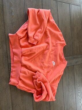 Nike Coral-Orange Crewneck Sweatshirt